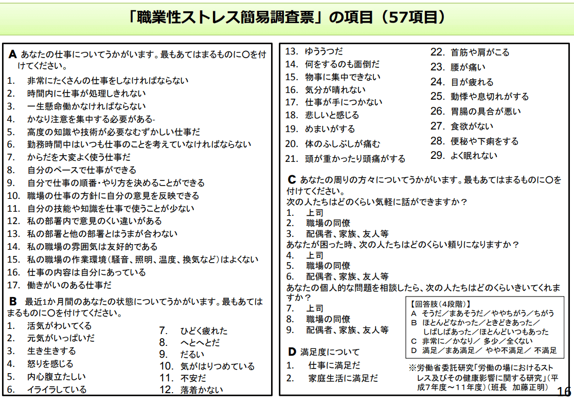 ストレスチェックとは 実施方法 義務化の背景 罰則の詳細 労働安全衛生法 カオナビ人事用語集