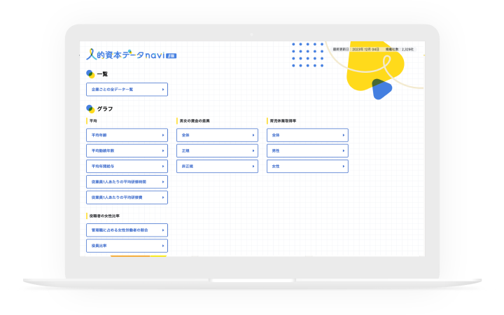 人的資本データnaviサイトイメージ