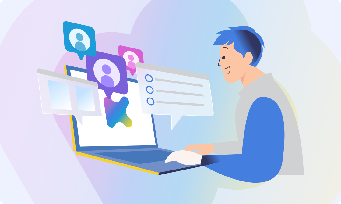 KTi（ケーティ）のキャリア相談エージェントとチャットする画面イメージ