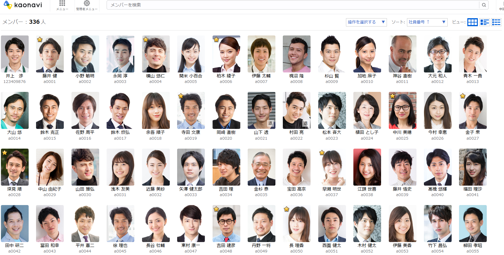 直感的に全社員を把握できるプロファイルブックのイメージ（※上はイメージ図）